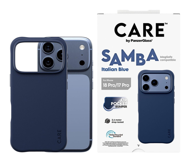 PanzerGlass CARE™ Samba MagSafe do iPhone 18 Pro / 17 Pro Italian Blue - 1604011 - zdjęcie 2